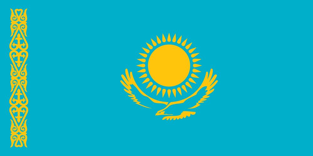 kazakhstan Flag